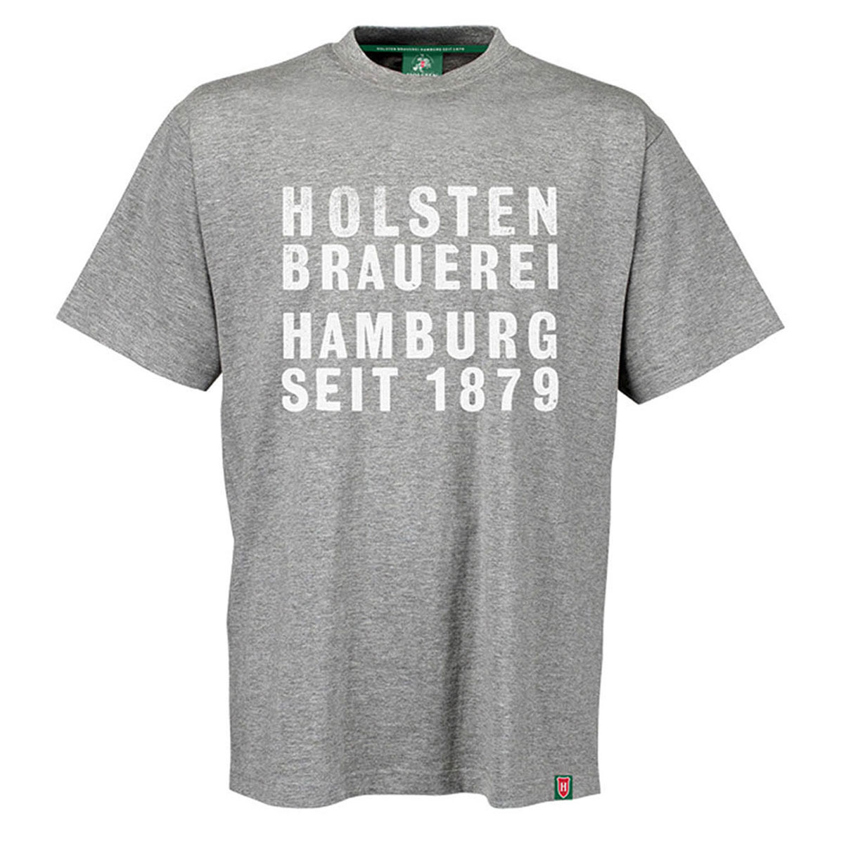 Herren T-Shirt, grau-meliert „Seit 1879“
