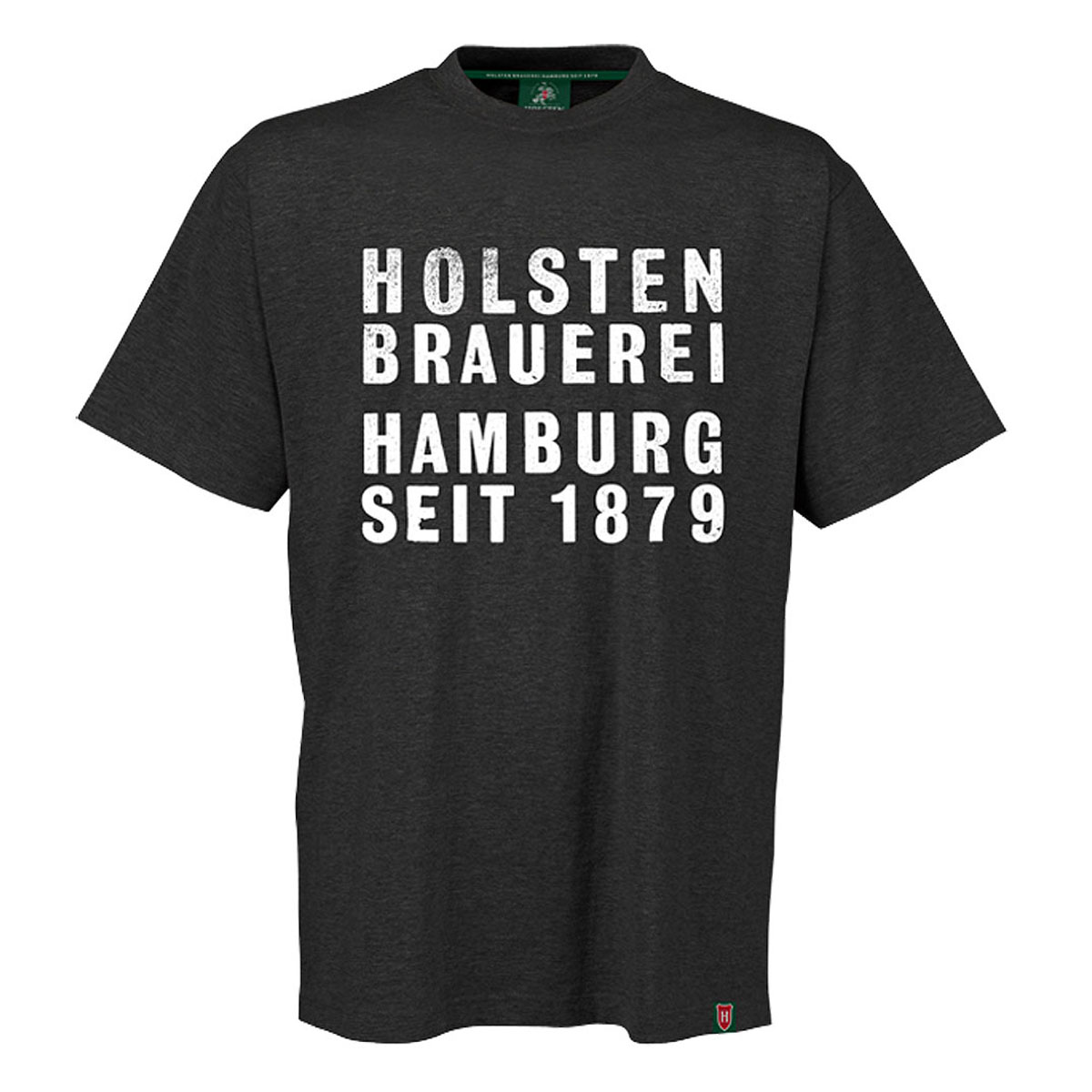 Herren-T-Shirt, anthrazit-meliert „Seit 1879“
